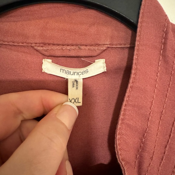 Red Utility Jacket - Picture 6 of 7